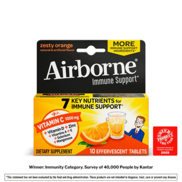 Airborne Effervescent Tablets – Zesty Orange - Image 2