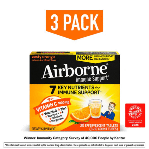 Airborne Effervescent Tablets – Zesty Orange - Image 3