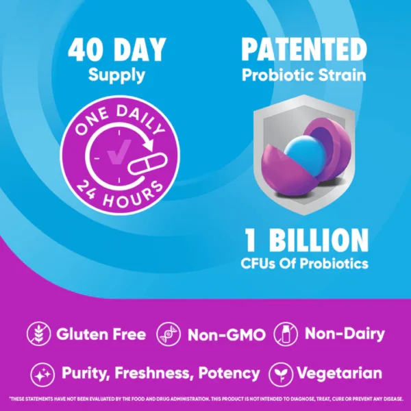 DIGESTIVE ADVANTAGE® Daily Probiotic – Assorted Fruit Blend Gummies - Image 4