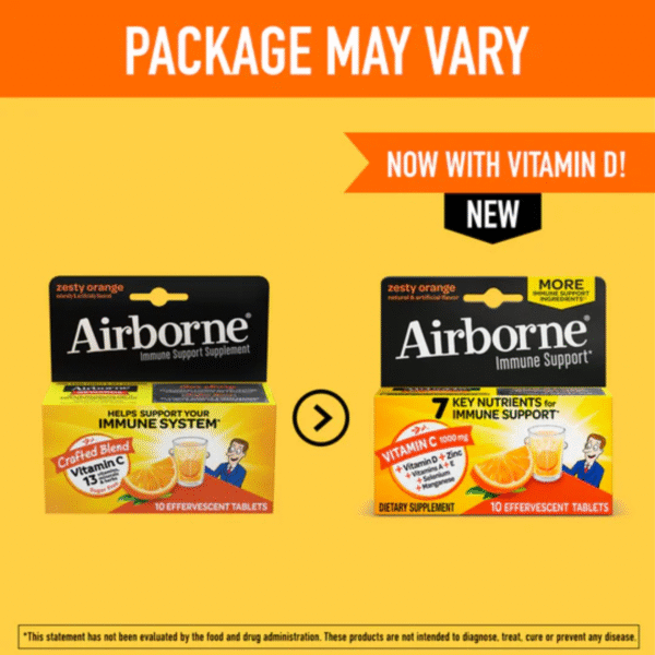 Airborne Effervescent Tablets – Zesty Orange - Image 7