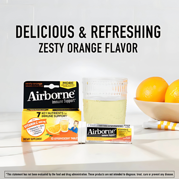 Airborne Effervescent Tablets – Zesty Orange - Image 10